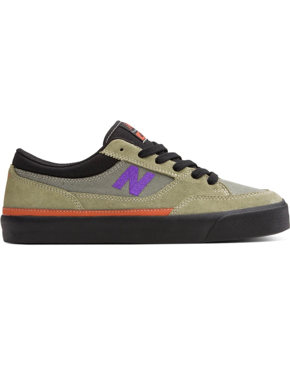 New Balance Numeric Men’s 417 - Frank Villani Sneakers in Olive with Purple Logo